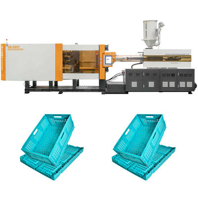 OC-580T Horizontal Injection Molding Machine Crate Making Type For Folding Vegetable Basket
